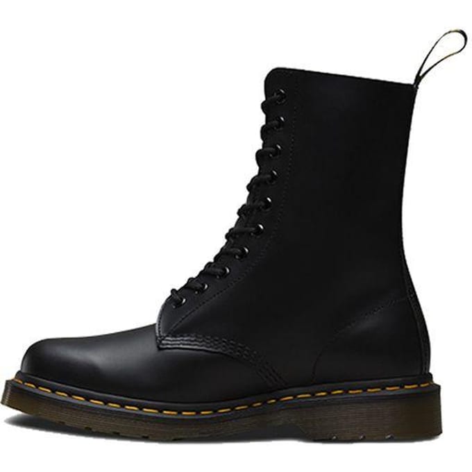 Dr. Martens 1490 Zwart Glad Leer Unisex Sneakers 10092001 37 black