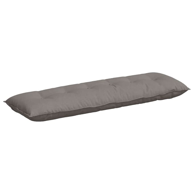 vidaXL - Rugkussen - Taupe - 160 - x - 50 - x - 19 - cm - Stof