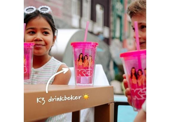 Studio 100 K3 drinkbeker met rietje Drinkflessen