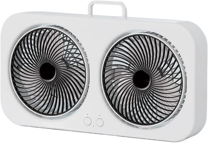 VHV - Campingventilator - campingventilator met lamp - USB oplaadbaar - voor camping, tent, caravan