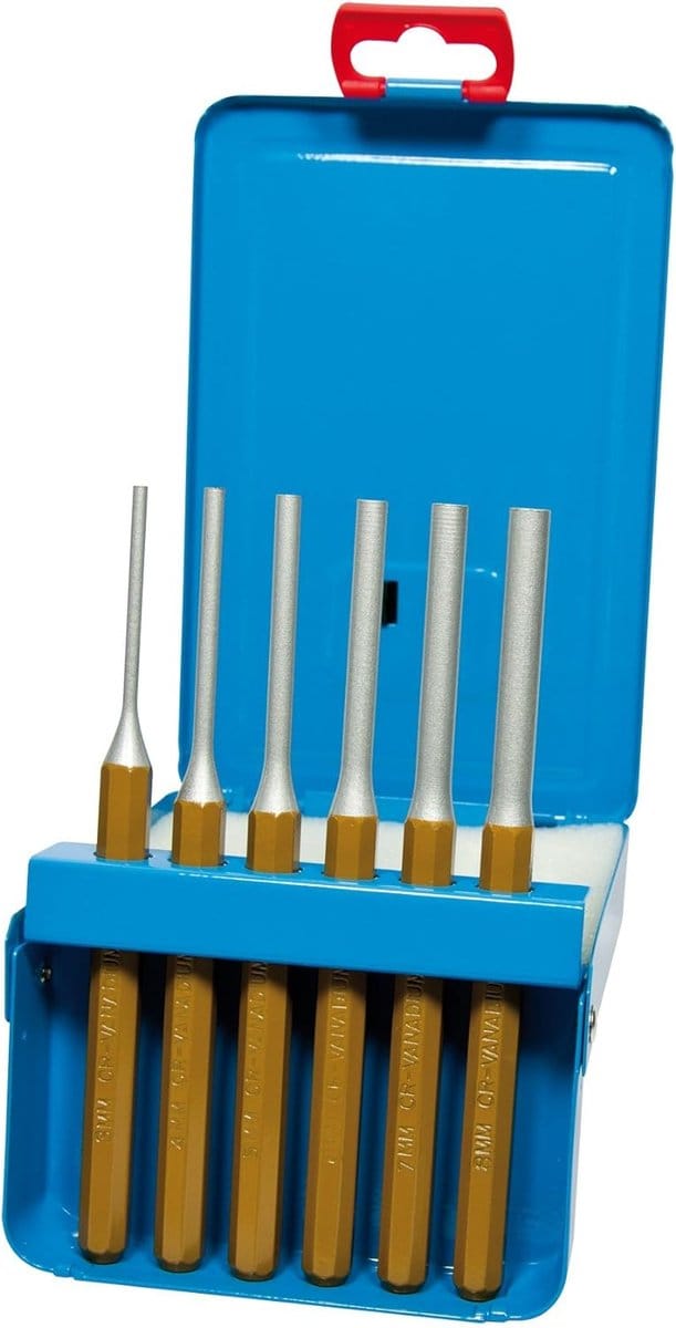 SW-Stahl 82620L ponsset 6-delig in metalen cassette