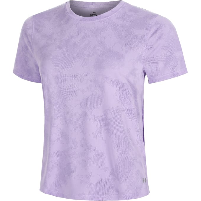 Under Armour Launch Jacquard Hardloopshirt Dames-transparant
