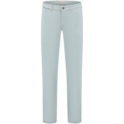 Com4 Broek Modern Chino fine Structure Illusion Blue / male