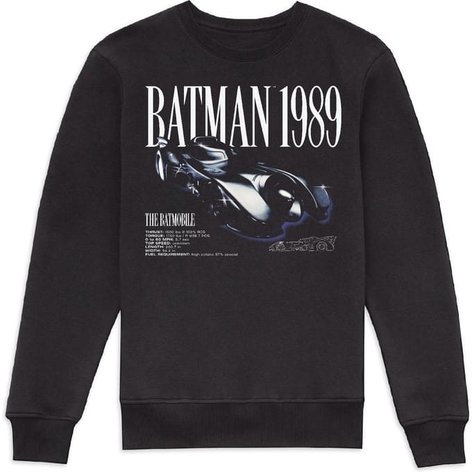 BATMAN Batmobile Sweatshirt - Black - L