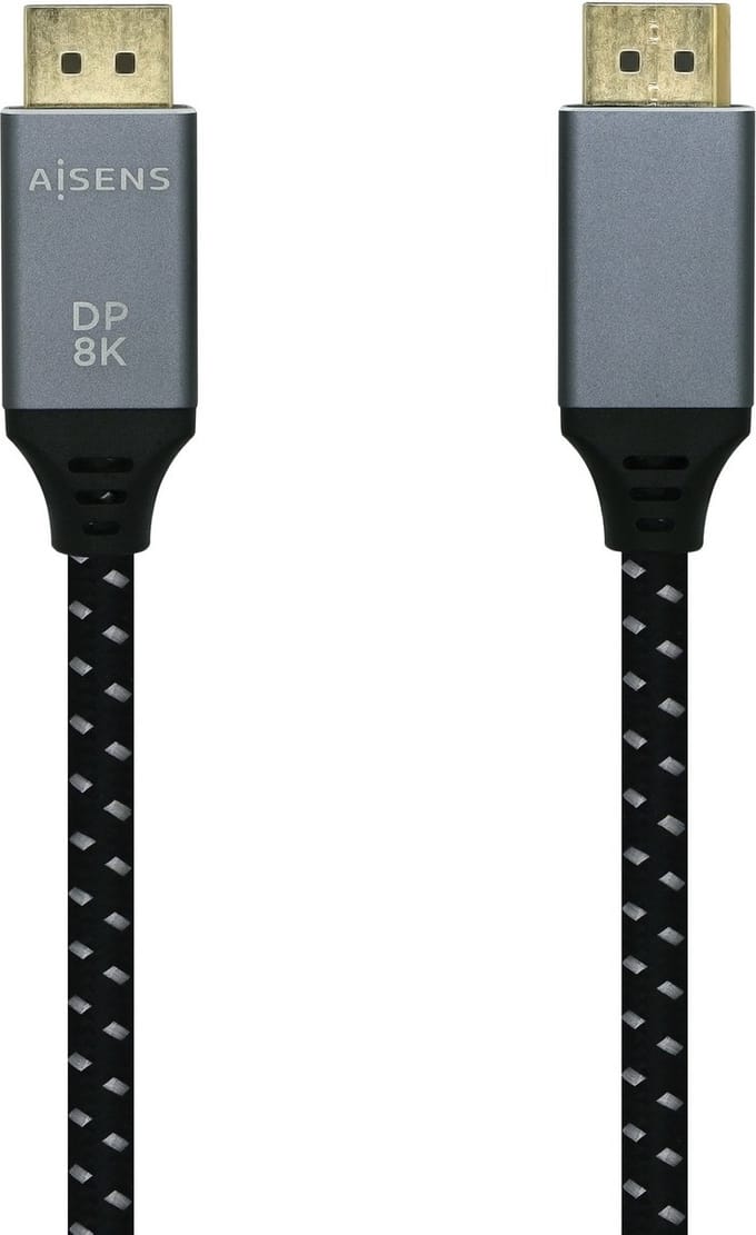 AISENS A149-0437 DisplayPort kabel 2 m Zwart, Grijs