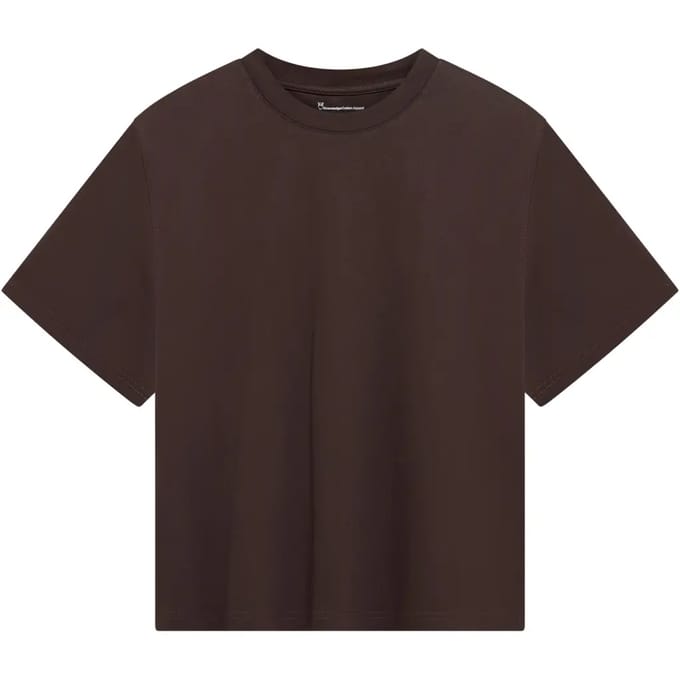 Casual gemerceriseerd T-shirt vrouw KnowledgeCotton Apparel