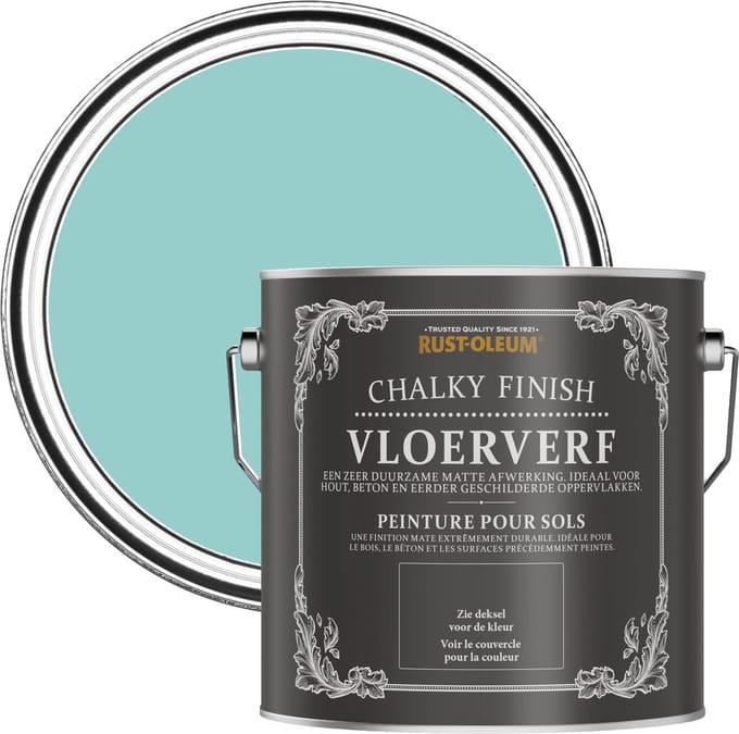 Rust-Oleum Blauw Vloerverf - Groenblauw 2,5L