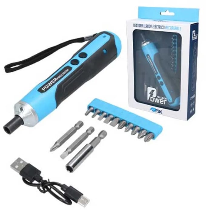 Ferrestock Powerprecision Elektrische Schroevendraaier Zilver One Size / EU Plug 220V