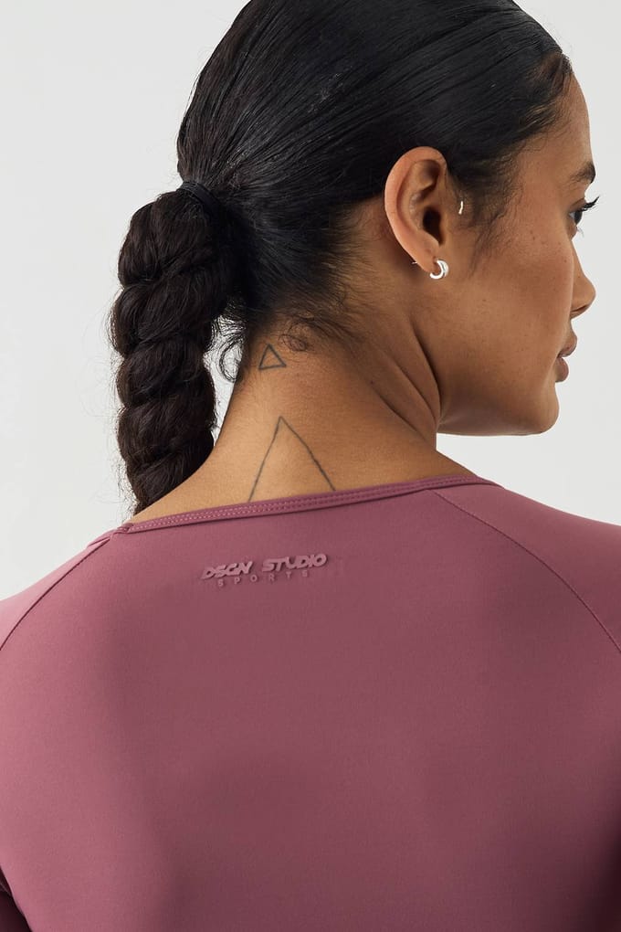 Dames DSGN Studio Ultra Sculpt Lange Mouw Top | Rose | Maat: XS