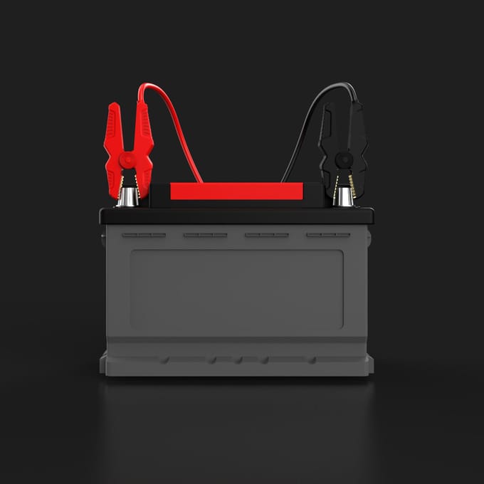 KONNWEI KW720 Auto Accutester Met Geïntegreerde Printer 6V 12V 24V Accu Belastingstester Starten zwart