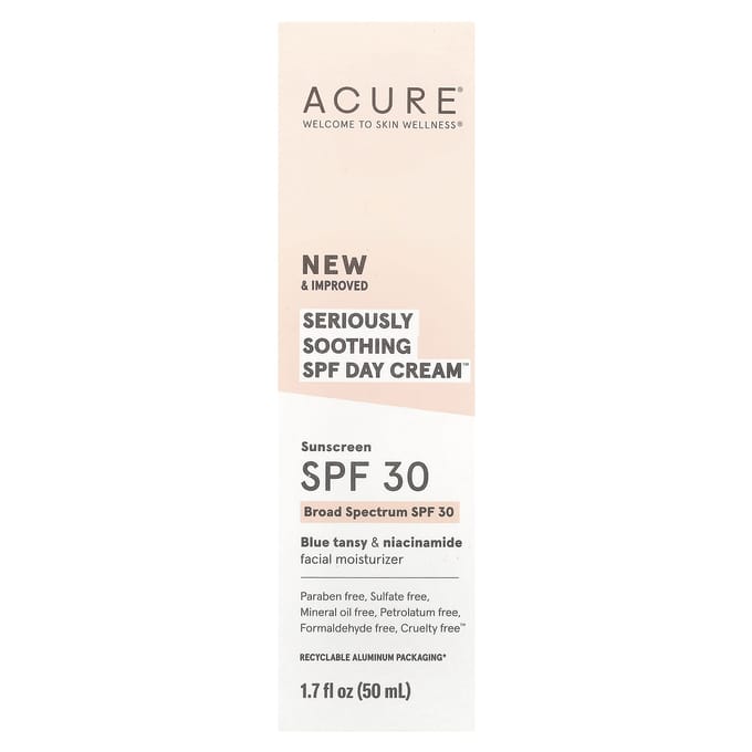 ACURE, Seriously Soothing SPF Day Cream™, SPF 30, 50ml(1.7fl oz) white