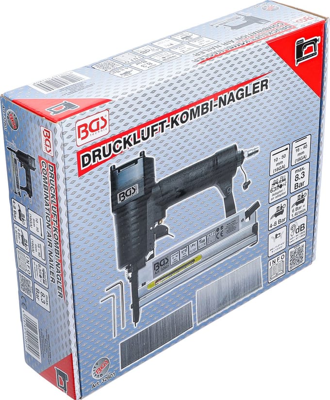 BGS Lucht combi-tacker 50 mm