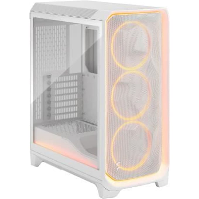 Fractal Design Meshify 3 Ambience Pro RGB White - Case - Miditower - Wit