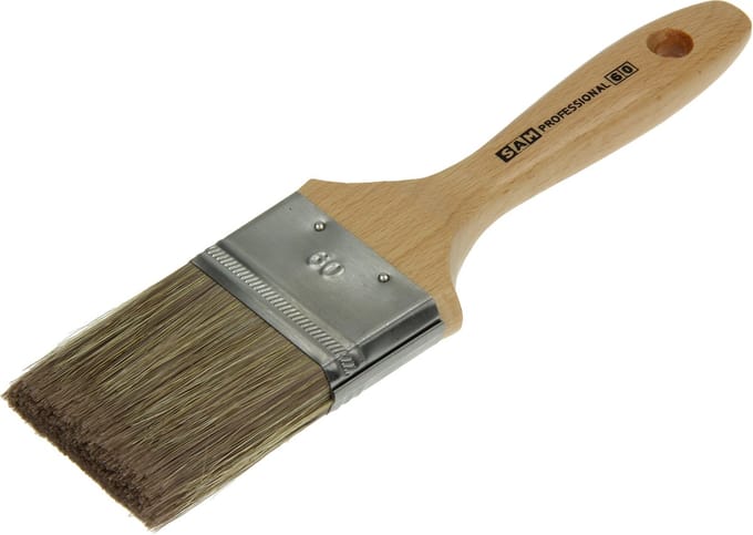 SAM professional acryl platte verfkwast dubbeldik - 60 mm.