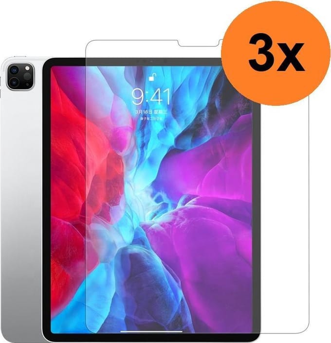 Geschikt voor iPad Pro 2020 Screenprotector - iPad Pro 2021Screenprotector - 11 inch - 3x Tempered Gehard Glas / Glazen screen protector (3 stuks)
