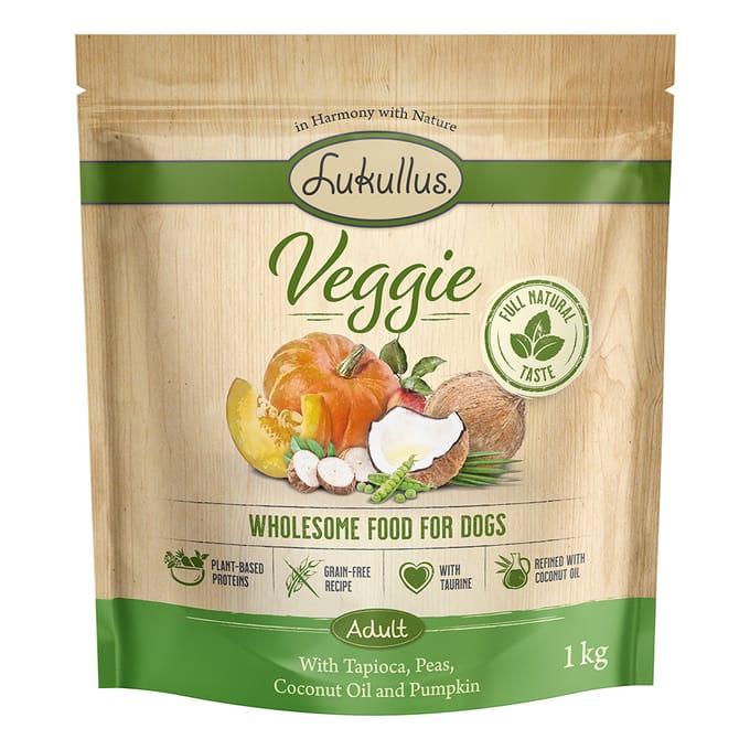 5x1kg Lukullus Veggie Graanvrij Honden Droogvoer