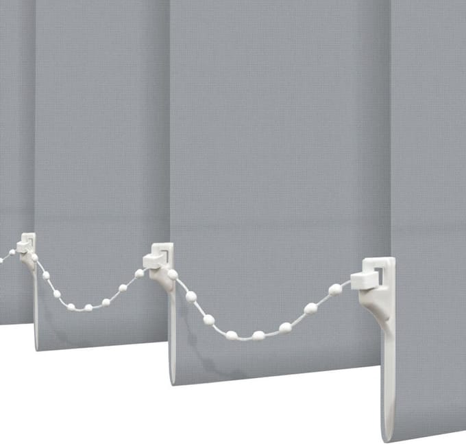 10 Meter 100 Clips Onderste Keten voor Verticale Jaloezieën 89mm