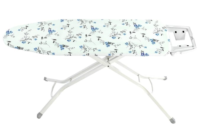 Wenko Strijkplankhoes Floral Blauw 130x50 cm