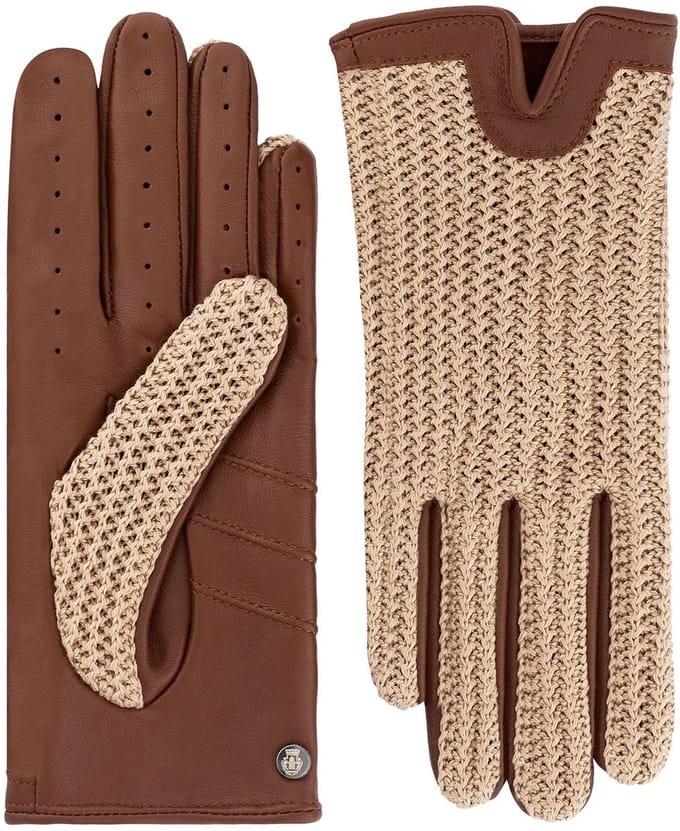 Roeckl Sanremo Handschoenen Leder - Dames - saddlebrown