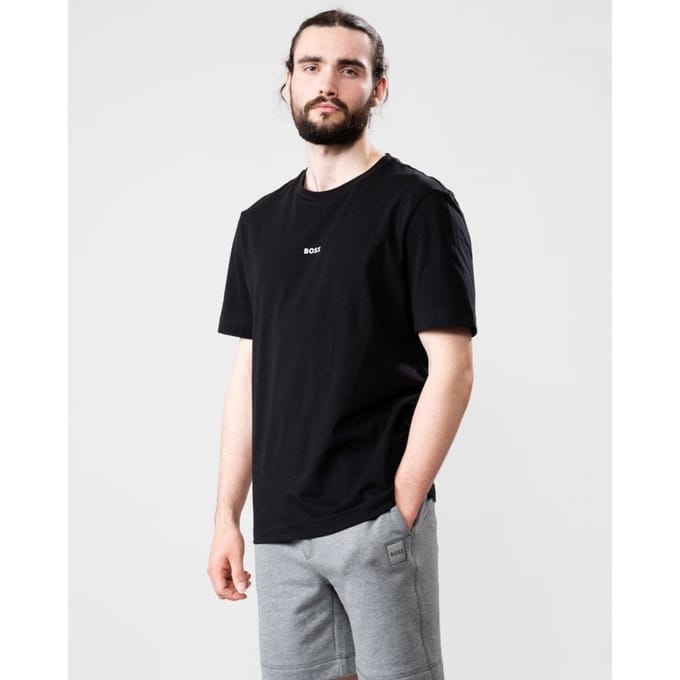 BOSS Orange TChup Heren Crewneck T-shirt met Klein Logo