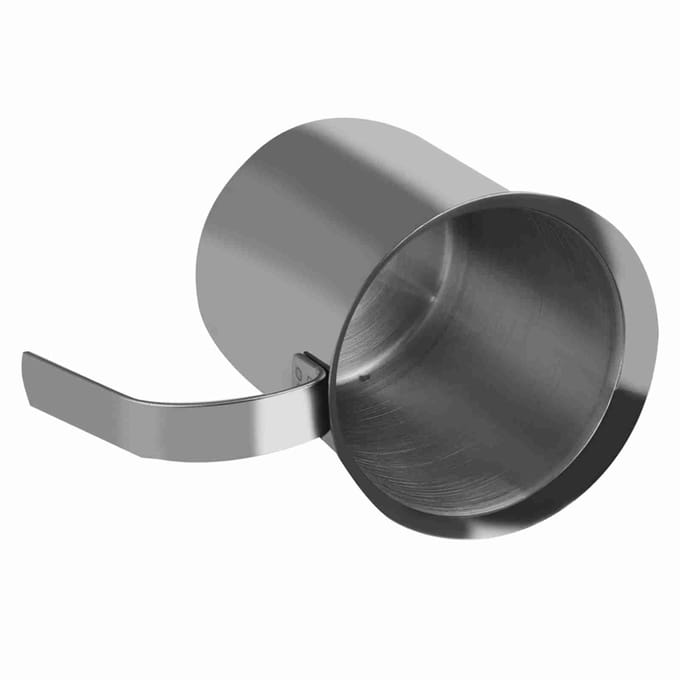 Mousseur à lait manuel en acier inoxydable 400 ml/800 ml, double maille, mousseur à café, crémier, mélangeur, fouet 400ml gray