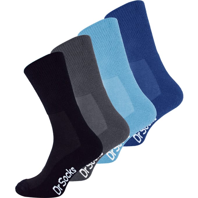 Dr.Socks - 4 paar bamboe diabetische sokken voor heren - BNG