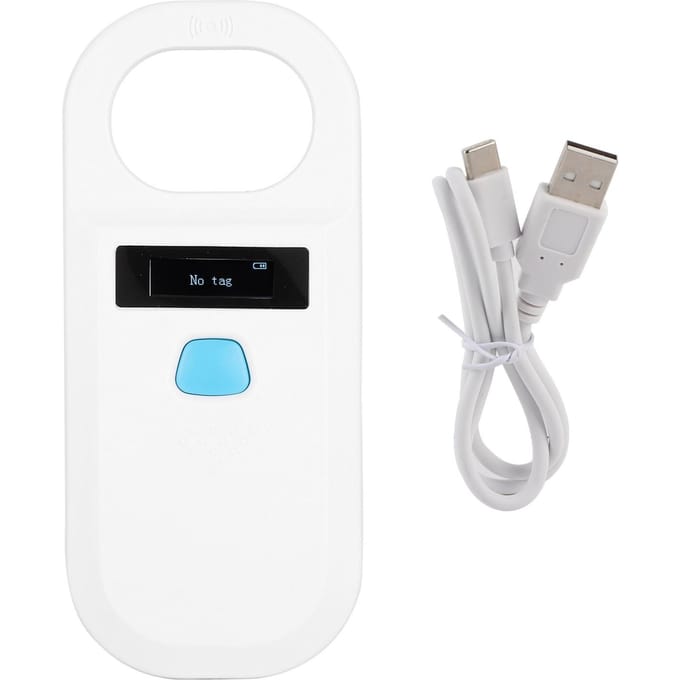 Huisdier Hond Chip Scanner Paard Label Tag ID Identificatie Lezer voor Pluimvee Management black