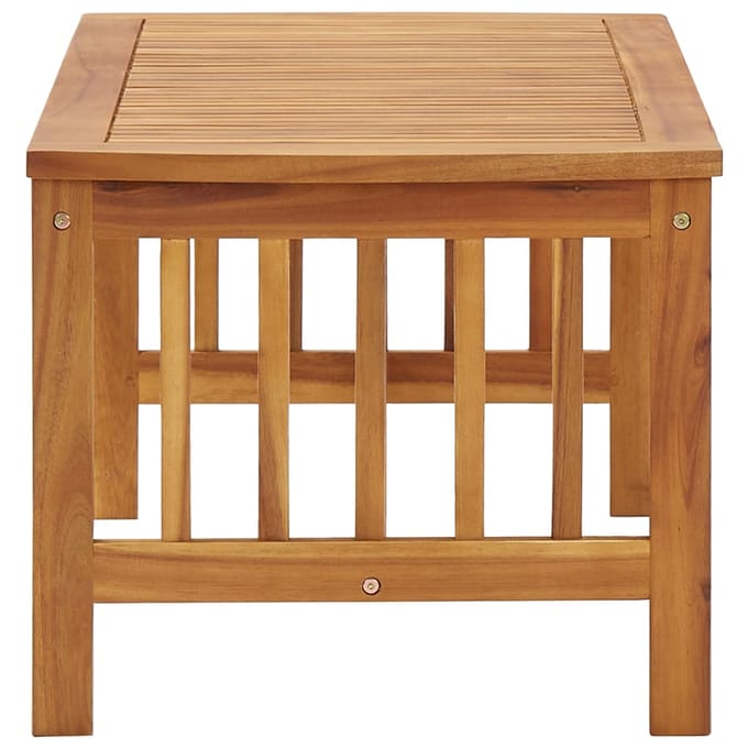 vidaXL - Salontafel - 102x50x43 - cm - massief - acaciahout