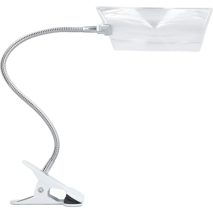 Groot Vergrootglas met Klem 4x Vergroting Grote Heldere Lens Flexibele Slang Vergrootglas voor