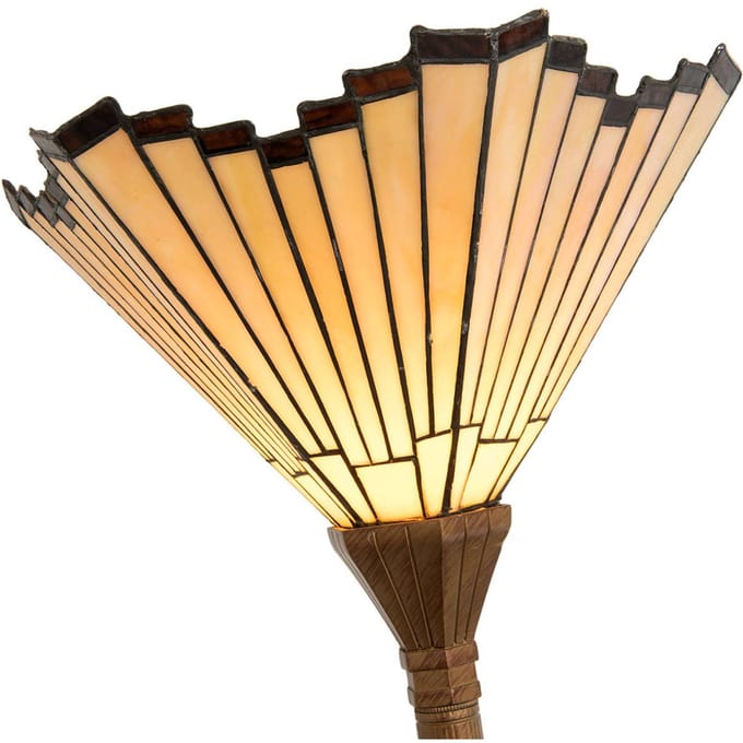 Clayre&Eef Marla - staande lamp in Tiffany-stijl