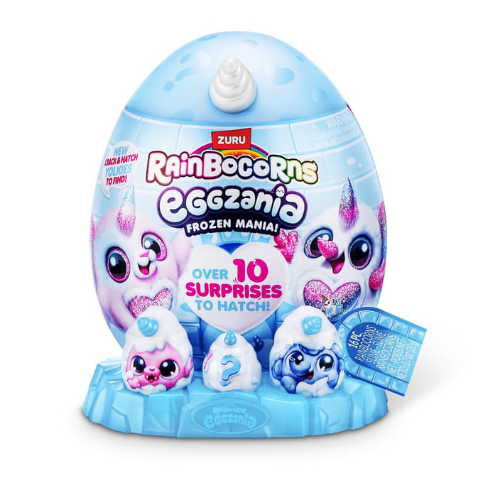 ZURU Rainbocorns Eggzania Frozen Mania Verrassingsei - 10+ cadeaus - 3+ jaar
