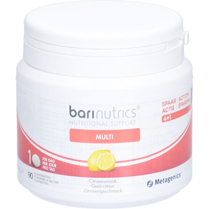 Metagenics Barinutrics Multi Citroen 90 tabletten
