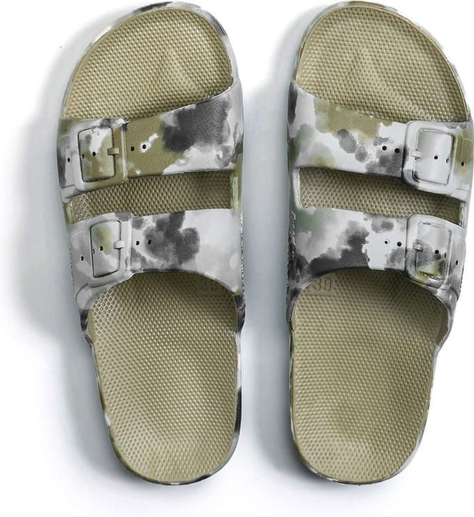Freedom Moses Slippers Bandhani Khaki Maat 37/38
