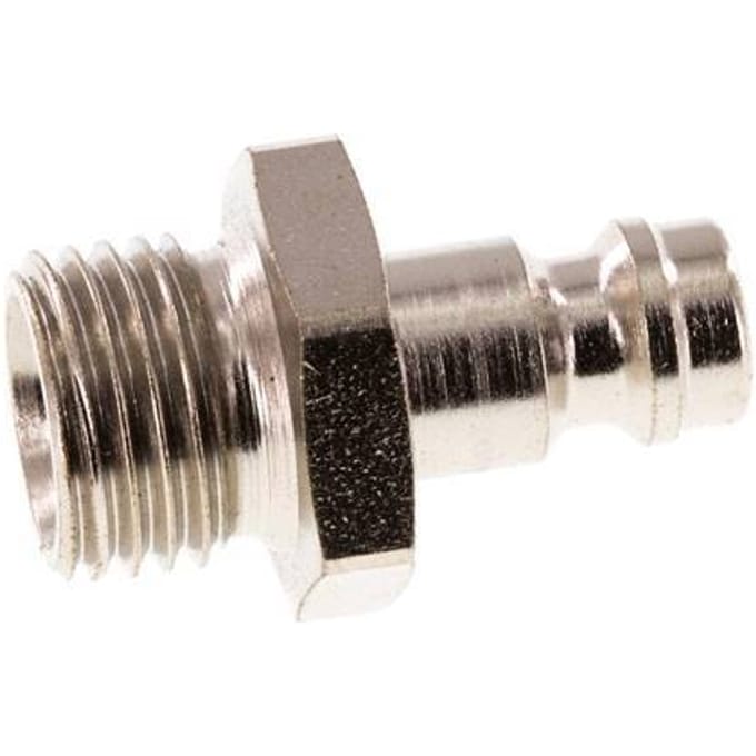 Gehard staal DN 5 Luchtkoppeling Insteeknippel G 1/4 inch Buitendraad