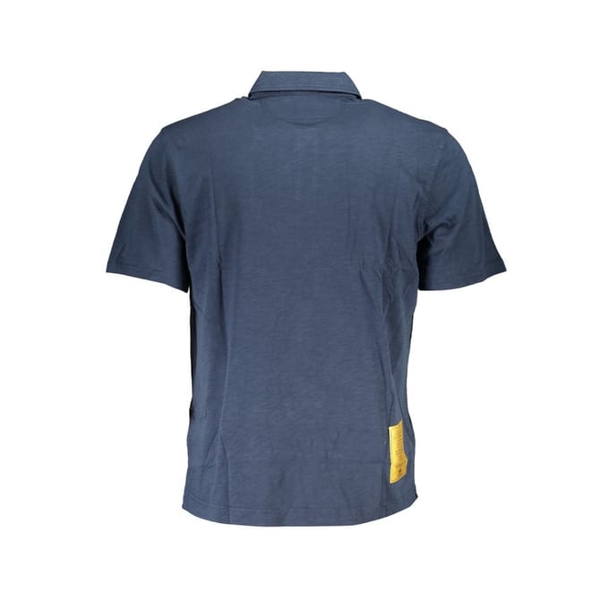 La Martina Blauw Katoenen Heren Poloshirt