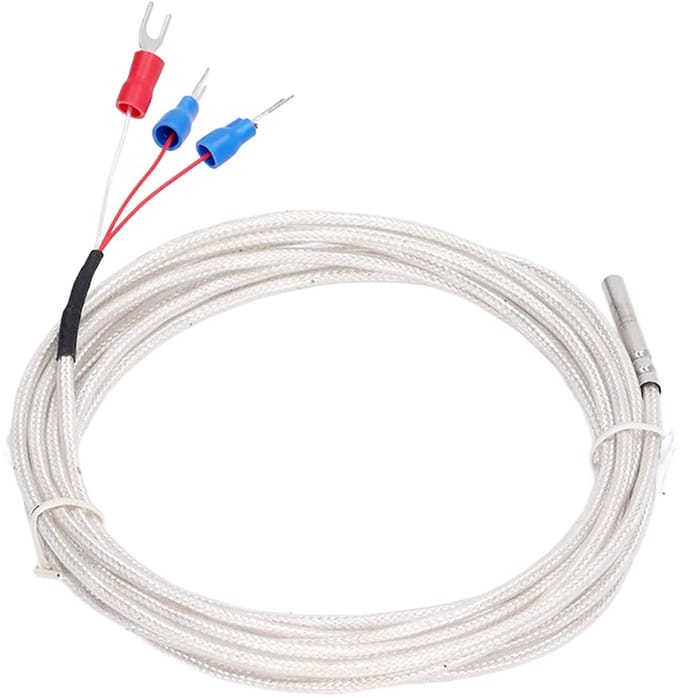 Waterdichte PT100 Temperatuursensor met 3 Draden voor Precisie Metingen