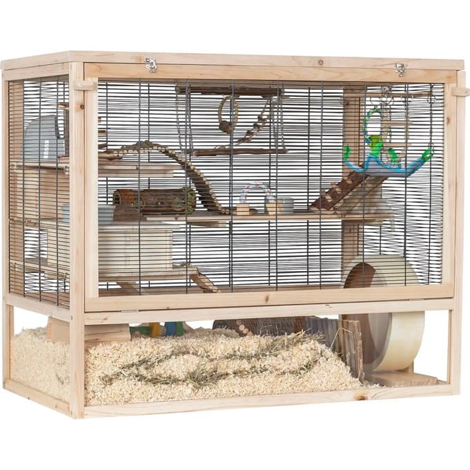 Trixie muizen knaagdier home multi-storey 100x 80x 50cm klein dier