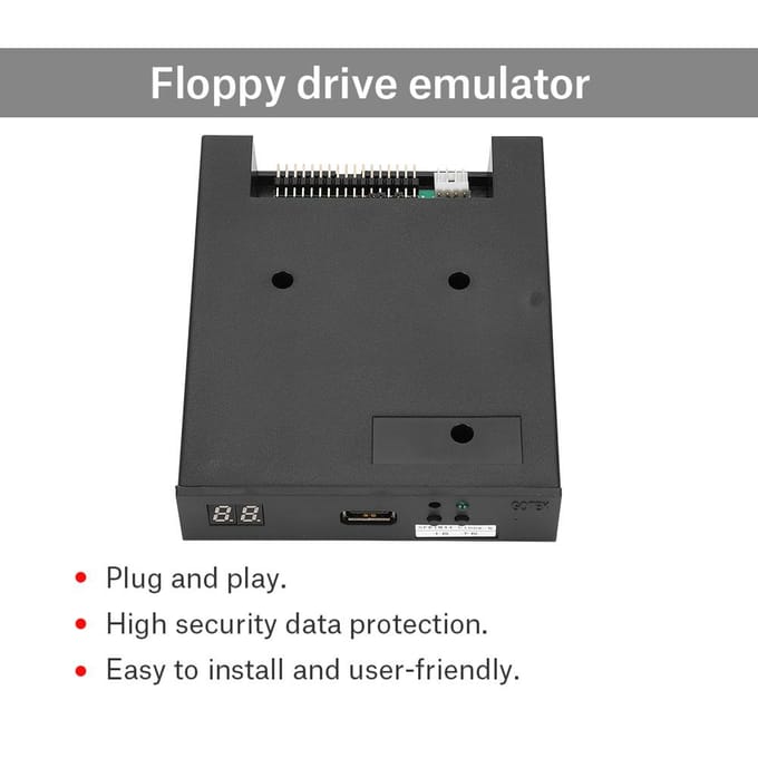 SFR1M44U100KR 3.5  1.44MB USB SSD Diskette Drive Emulator voor ROLAND E86 E96 G800 Keyboard black