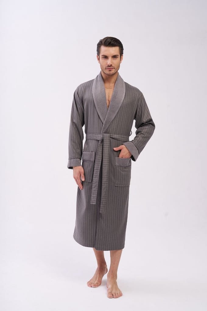 Heren Badjas Tarmo / Grijs / L/XL