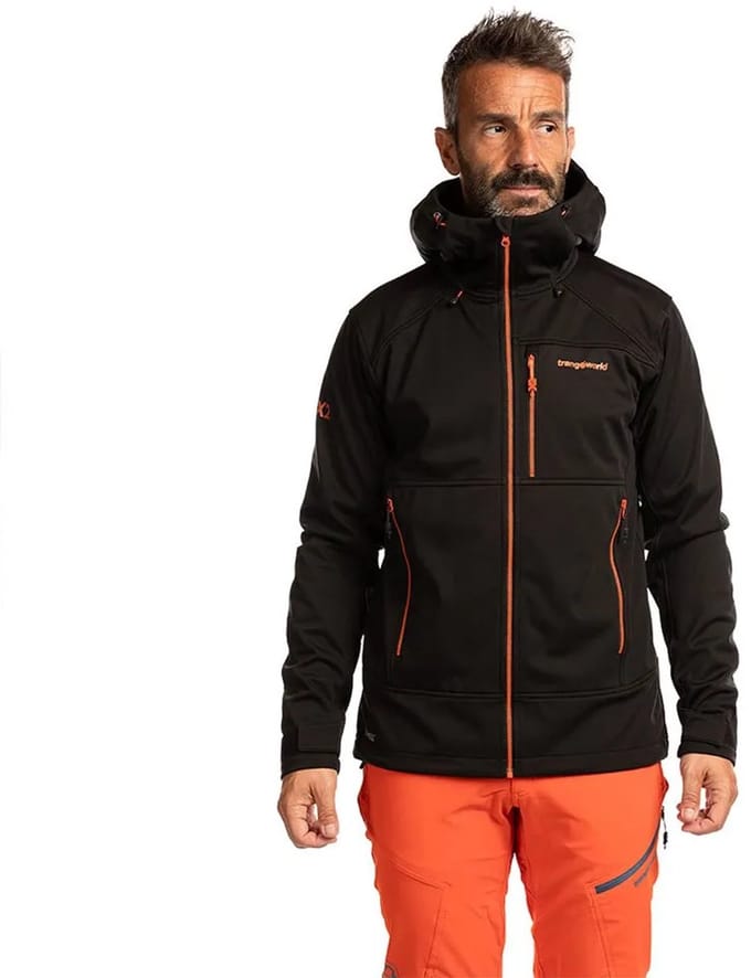 Trangoworld Trx2 Soft Pro Dr Fleece Met Kap Zwart S Man