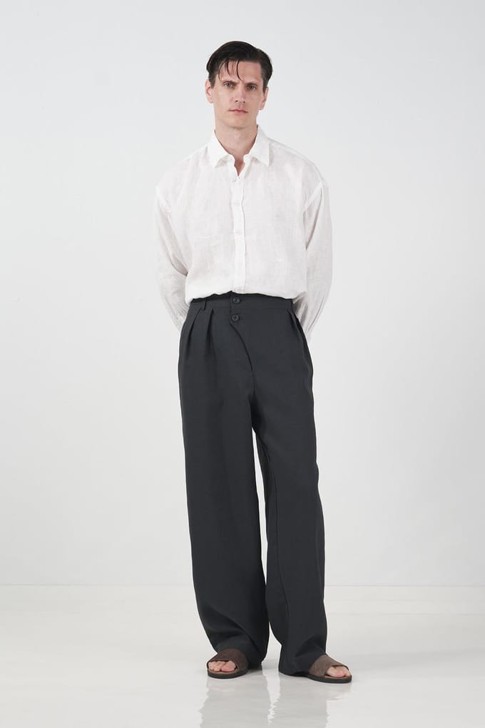 Hoge Taille Rechte Pantalon