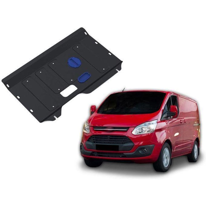 J&amp;J AUTOMOTIVE | Protection Sous Moteur Acier Pour Ford Transit Custom 2013-2023 zwart