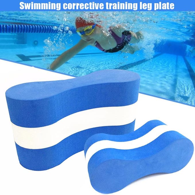 Zwemzwembad Oefening Training EVA Schuim Pull Buoy Drijver Kickboard voor Kinderen Volwassenen blue