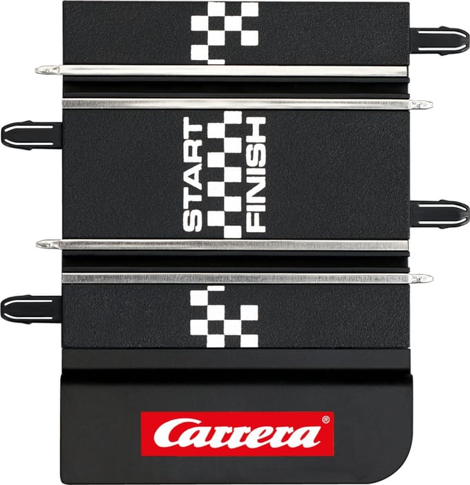 Carrera Go!!! Racebaanonderdeel - GO!!! Aansluit stuk - 1 Baandeel met aansluitingen voor Controllers onderdeel
