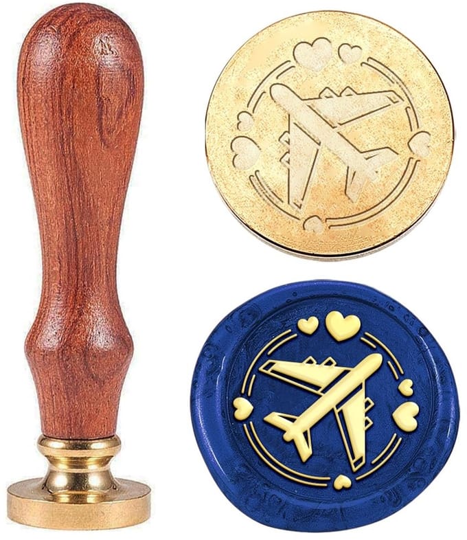 Dailygoods- Waszegelstempel Vintage - Messing Stempelkop 25 mm
