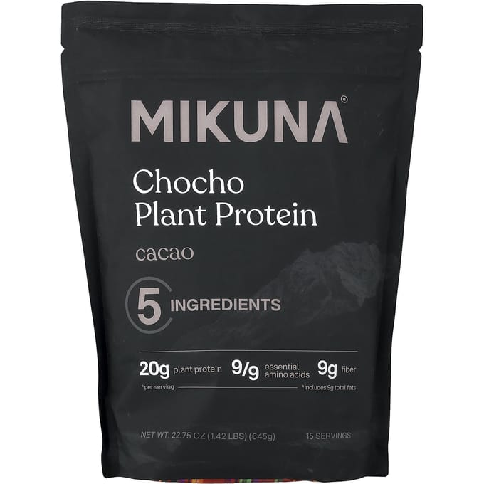 MIKUNA, Super Super Plantaardig Eiwitpoeder, Cacao, 1,42 lbs (645g)