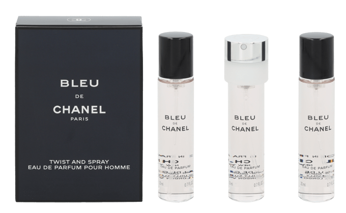 Chanel Eau De Parfum Navulling Reisverstuiver Chanel - Bleu De Chanel Eau De Parfum Navulling Reisverstuiver  - 3 ST