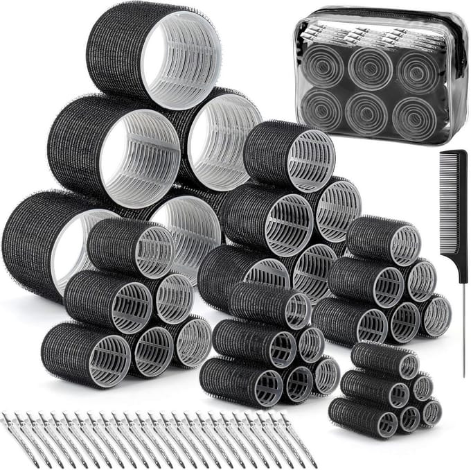 Haarrollers Set met 62 Stuks - 6 Maten voor Perfecte Krullen