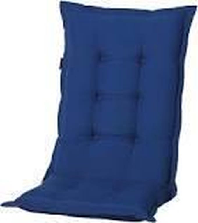 Madison Tuinstoelkussen hoge rug 50x123 cm Structure kobalt