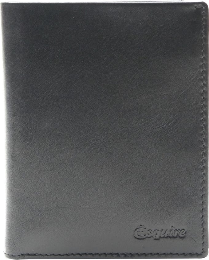 Esquire Portemonnee New Silk Wallet Black Zwart